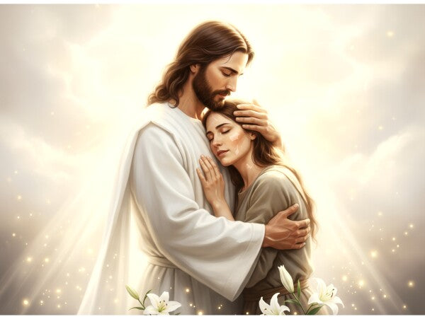 JESUS CONSOLES A GRATEFUL WOMAN