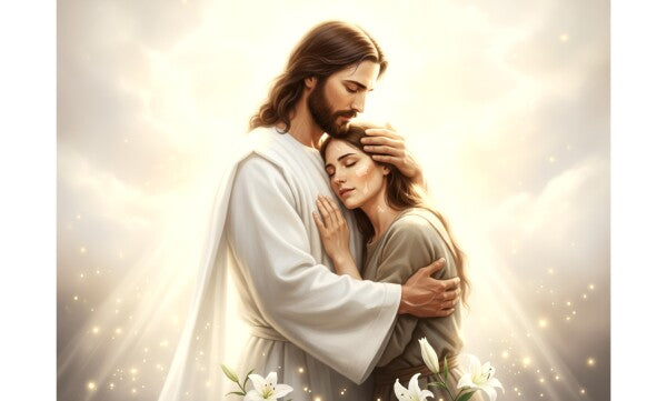 JESUS CONSOLES A GRATEFUL WOMAN