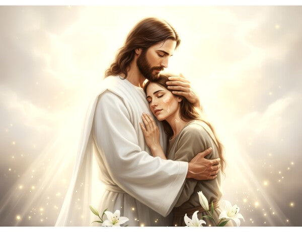 JESUS CONSOLES A GRATEFUL WOMAN