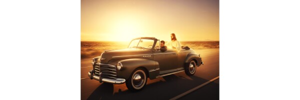 JESUS CONTROLS CAR DRIVEN BY SLEEPING MAN